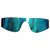 Lunettes de soleil miroir Balenciaga Plastique Bleu clair Turquoise  ref.272101