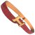 Hermès Cinturones Roja Cueros exoticos  ref.272255