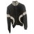 Chanel Knitwear Black Grey Cotton Tweed  ref.272289