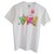 Autre Marque KAWS x Uniqlo 2016 iconic collaboration. New with tag. Neon fluo spell-out. Pink White Multiple colors Green Yellow Cotton  ref.272294