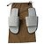 Hermès HERMES Mules cuir blanches neuves H Perforé T37