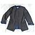 Giacca Armand Ventilo in tweed nero blu e oro D'oro - vista 2