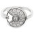 Bague Cartier "Amulette" or blanc et diamants  ref.272618