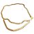 Chanel Cintos Dourado Metal  ref.272624