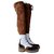 Chanel Paris Salzburg Multicolour Leather Suede Over Knee Boots Sz. 38,5 Multiple colors  ref.272692