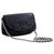 CHANEL Caviar Half Moon WOC Black Wallet On Chain Shoulder Bag Leather  ref.272740