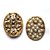 Dior perlas ovaladas Gold hardware Metal  ref.272786