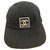Chanel Sombreros Negro Algodón  ref.273009