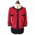 Cardigan Chanel Red Cashmere  ref.273010