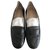 Chanel Leather loafers Black  ref.273070