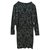 Ganni Dresses Black Grey Polyester Viscose Elastane  ref.273088