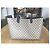 Gucci Reversible Tote Bag Schwarz Monogramm Leder Beige - Ansicht 2