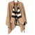 NEW REVERSIBLE CHARLOTTE BURBERRY PONCHO CAPE WITH TAGS Beige Wool  ref.273306