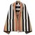 BURBERRY CAPE PONCHO jacquard laine cachemire CUIR Like New SOULD OUT Beige Wool  ref.273312