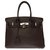 Herrliche Hermès Birkin Tasche 30 in braunem Togo, Palladiumbeschichtete silberne Metallverkleidung Leder  ref.273416