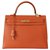 Hermès Handbags Orange Leather  ref.273471