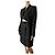 Hermès Tailleur Jupe Hermes en Lin noir - vue 4