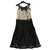 Chanel Sequins Dress White and black Cotton  ref.273504