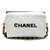 Chanel Bolsas Branco Couro  ref.273517