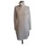 Ellery Crinkle Crepe Kleid Eggshell Aus weiß