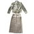 Dior Skirt suit Pink Beige Wool  ref.273541
