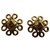 Yves Saint Laurent Baroque clips. Golden Metal  ref.273543