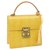 Louis Vuitton Spring Street Gelb Lackleder  ref.273607