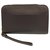 Louis Vuitton Brown Taiga Baikal Clutch Bag Dark brown Leather  ref.273619