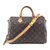 Louis Vuitton Speedy 30 Bandouliere Monogram Canvas Brown Leather  ref.273924