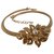 Dior Collar de flores Dorado Metal  ref.273960