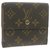Louis Vuitton Portefeuille Elise Brown Cloth  ref.274160
