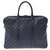 Louis Vuitton Porte Documents Voyage Black Cloth  ref.274237