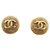 Chanel Brincos Dourado Gold hardware Metal  ref.274339