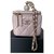 Chanel Piccola vanità in pelle di caviale rosa chiaro con catena  ref.274350