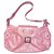 Idole Longchamp Clutch-Taschen Pink Leder Lammfell  ref.274513