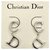 Dior Vintage CD dangle earrings Silver hardware Silver-plated  ref.274637