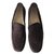 Chanel Suede Loafers Brown Leather  ref.274656