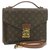 Louis Vuitton Monceau Brown Cloth  ref.274737
