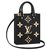 Louis Vuitton LV Petit sacplat leather Black  ref.274823