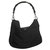 Gucci Handbags Black Silver hardware Leather Linen Nylon  ref.274893