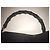 Borsa Gucci GG Hobo Bamboo in pelle e nylon nera Nero Silver hardware - vista 11