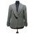 Autre Marque Jackets Black White Polyester Wool Acrylic  ref.274916