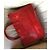 Roseau Longchamp VERMELHO CALFSKIN BAG estilo CROCO - vista 2