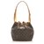 Louis Vuitton Marrom Monograma Petit Noe Couro Lona  ref.274954