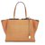 Fendi Brown 3Jours Leather Handbag Light brown Pony-style calfskin  ref.274985