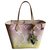 Neverfull Louis Vuitton Handtaschen Pink Leinwand  ref.275036
