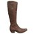 Free Lance Boots Dark brown Leather  ref.275088