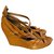 Hermès Des sandales Cuir Caramel  ref.275143