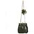 Rodo Black Leder gefüttert gerahmte Blumen Clutch Brieftasche Tasche Handtasche Silberkette Schwarz - Ansicht 2