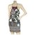Matthew Williamson Mini robe d'été en soie à imprimé ethnique sans manches licou taille 8 Multicolore  ref.275204